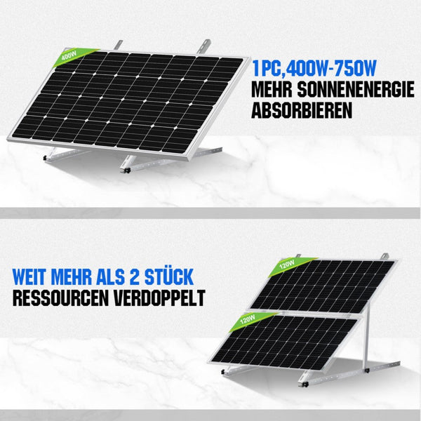 114cm Solarpanel-Neigungshalterungen mit einstellbarem Winkel