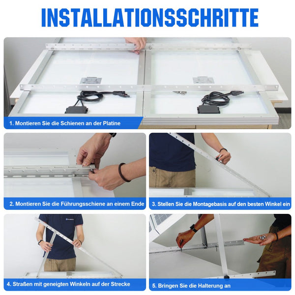 114cm Solarpanel-Neigungshalterungen mit einstellbarem Winkel