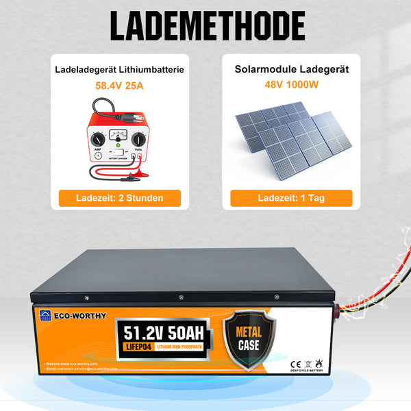 48V 50Ah LiFePO4 Lithium Batterie
