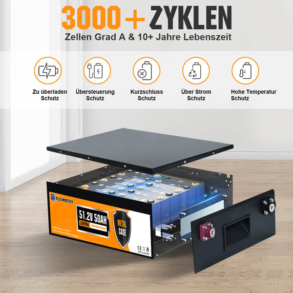 48V 50Ah LiFePO4 Lithium Batterie