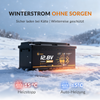 Lithink 12V 140Ah H190 LiFePO4-accu met Bluetooth & zelfverwarming, 200A BMS – DIN H8 voor onder de stoel in camper