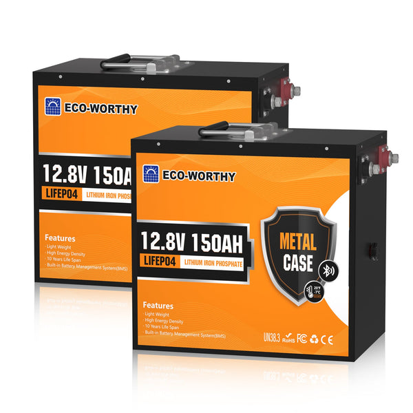 12V 150Ah LiFePO4 Lithium batterij met Bluetooth en ondertemperatuurbescherming