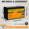 24V 100Ah LiFePO4 Lithiumbatterij met ondertemperatuurbescherming