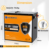 12V 150Ah LiFePO4 Lithium batterie mit Bluetooth und Untertemperaturschutz