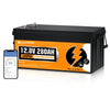 12V 280Ah LiFePO4 Lithium Batterie mit Bluetooth und Untertemperaturschutz