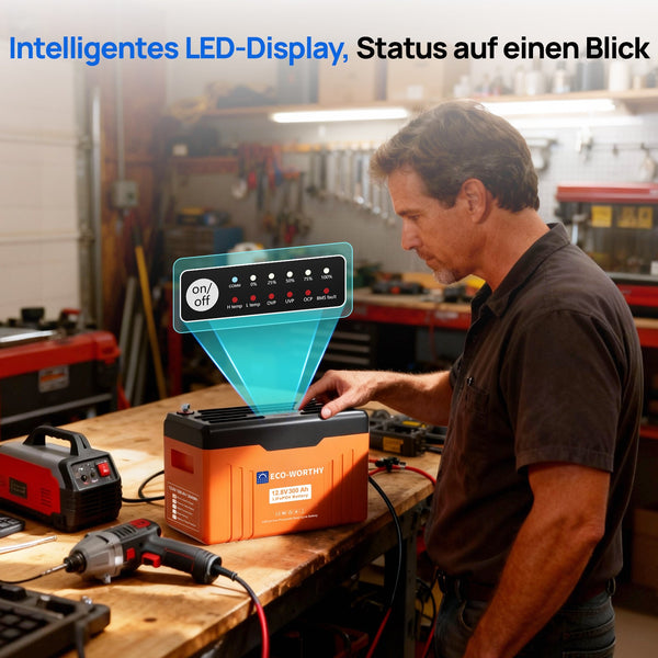 12V 300Ah LiFePO4 Lithiumbatterij met Bluetooth en ondertemperatuurbescherming
