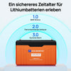 12V 300Ah LiFePO4 Lithiumbatterij met Bluetooth en ondertemperatuurbescherming