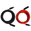 2x 5m Solarkabel 4mm² mit MC4 Stecker für Solaranlage