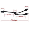 Fotovoltaïsche Y-Verdeelders 4mm² met MC4 Stekker MFF&FMM