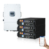 ECO-WORTHY 48V 100AH Lithiumbatterie und All-in-One-Wechselrichter 12KW 48Vdc-230/400Vac I Energiespeicher-Stromversorgungskit 15,36 kWh