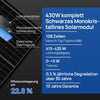 48V 10KW (24 x 430W) Komplettes Off-Grid-Solarkit