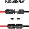 2x 5m Solarkabel 4mm² mit MC4 Stecker für Solaranlage