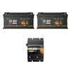 Lithink 12V 140Ah H190 LiFePO4-accu met Bluetooth & zelfverwarming, 200A BMS – DIN H8 voor onder de stoel in camper