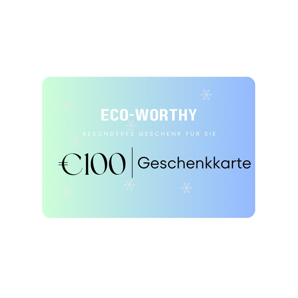 ECO-WORTHY Cadeaubon