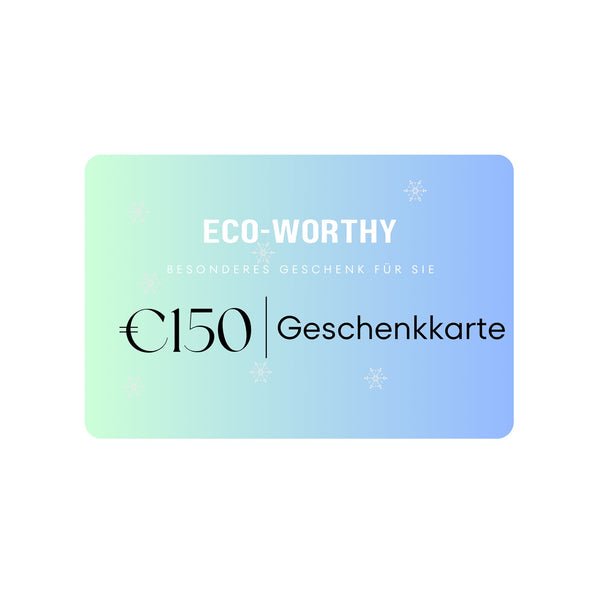 ECO-WORTHY Cadeaubon