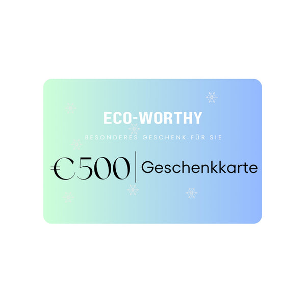 ECO-WORTHY Cadeaubon