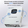 ECO-WORTHY 48V 100Ah LiFePO4 Batterij Versie 3 met 48V 3000W All-in-One Omvormer – Backup Kit voor Thuis