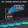ECO-WORTHY MPPT Zonnecontroller 15A 12V/24V met LCD & Bluetooth RS485