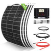 Wohnmobile 130Wp 260Wp 390Wp 520Wp 12V Basispaket Solaranlage mit 130Wp Semi-Flexibles Solarmodul
