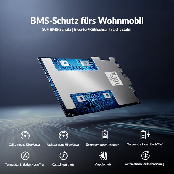 Lithink 12V 100Ah H190 LiFePO4-accu met Bluetooth & zelfverwarming, 120A BMS – DIN H8 voor onderstoel in camper