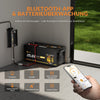 Lithink 24V 100Ah LiFePO4-accu met Bluetooth & zelfverwarming, 150A BMS – voor trollingmotor, camper & zonne-energiesysteem