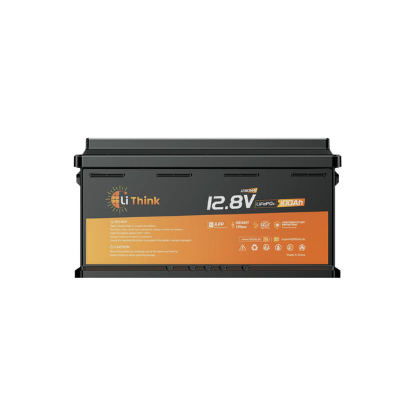 Lithink 12V 100Ah H190 LiFePO4 Batterie mit Bluetooth