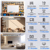 ECO-WORTHY No Break Set 5,12 kWh/10,24 kWh met 48V 100AH Lithiumbatterij en 48V 5000W All-in-One Omvormer