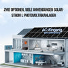 ECO-WORTHY No Break Set 5,12 kWh/10,24 kWh met 48V 100AH Lithiumbatterij en 48V 5000W All-in-One Omvormer
