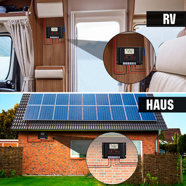 PWM Solarladeregler 60A 12V/24V