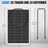 Wohnmobile 130Wp 260Wp 390Wp 520Wp 12V Basispaket Solaranlage mit 130Wp Semi-Flexibles Solarmodul