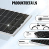 Bifaziale 195Wp 12V Solarmodul Monokristallin