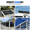 Bifaziale 195Wp 12V Solarmodul Monokristallin