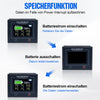 200A 3,5" berührbares Display Battery Monitor mit Hall-Sensor für AGM und Lithium Batterien (LiFePO4)
