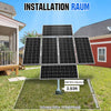 Zweiachsiges Solar Tracking System mit Solar Tracker