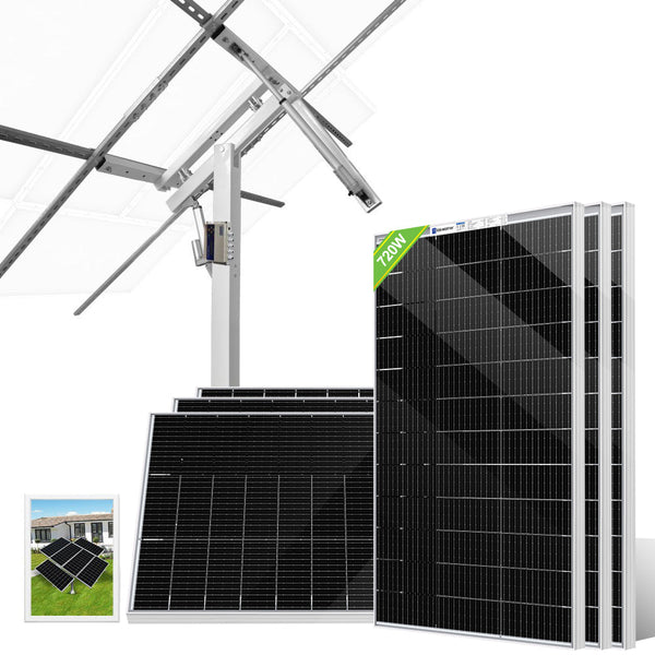 Zweiachsiges Solar Tracking System mit Solar Tracker