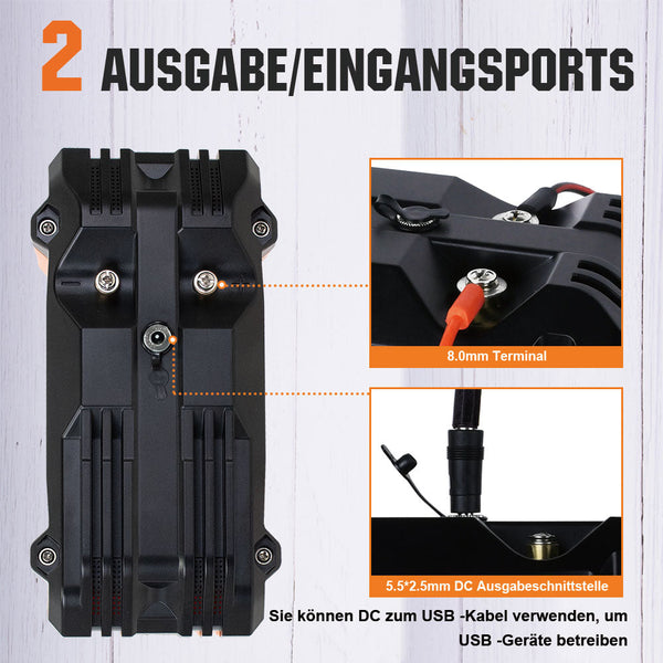 12V 20Ah tragbarer LiFePO4 Lithium Batterie