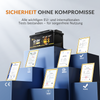 Lithink 12V 140Ah H190 LiFePO4-accu met Bluetooth & zelfverwarming, 200A BMS – DIN H8 voor onder de stoel in camper